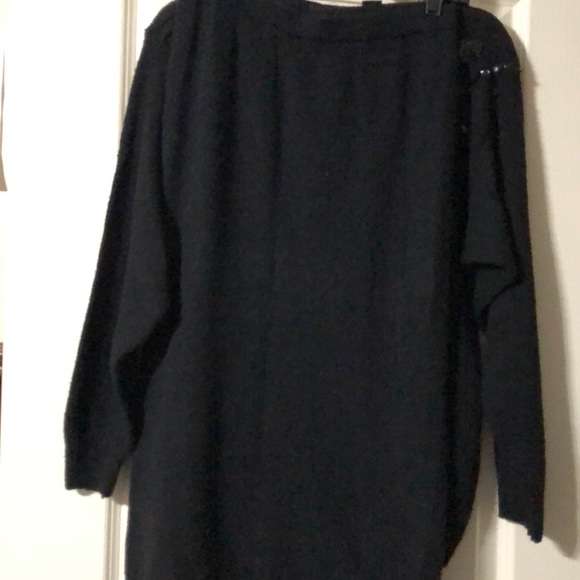 SZ S Vintage BLACK TOP AND SKIRT - Picture 2 of 5